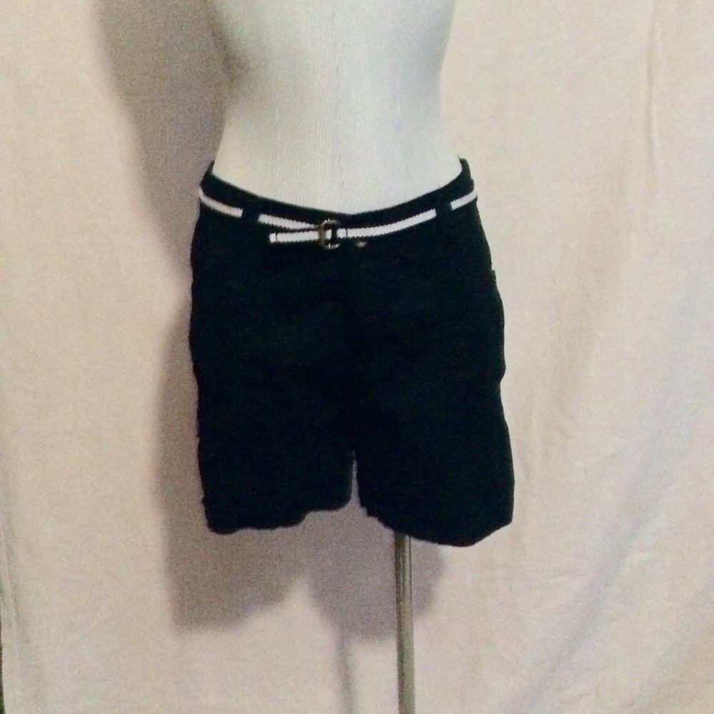 NWOT Black White Stag Shorts